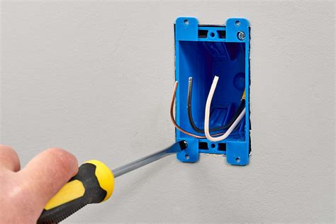 can you attach a metal electrical box to drywall|old work electrical box install.